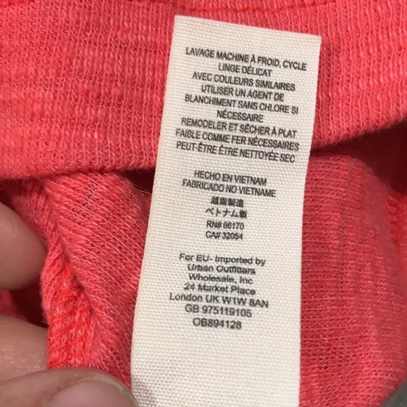 We The Free By Free People UO Coral “Don’t Forget Me” Blouse size XS - Picture 9 of 13